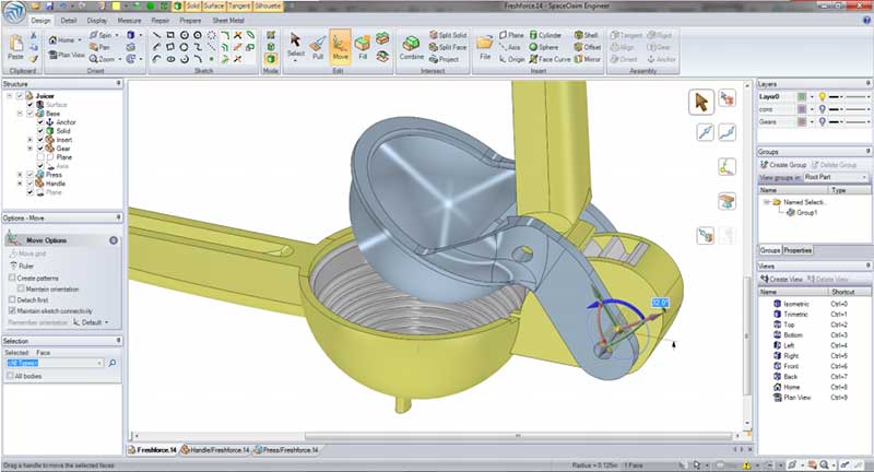 FikusPlus Designer für 3D-Solid-Modellierung