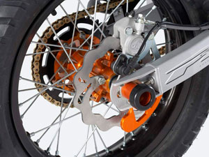 Rieju aluminum brake protector