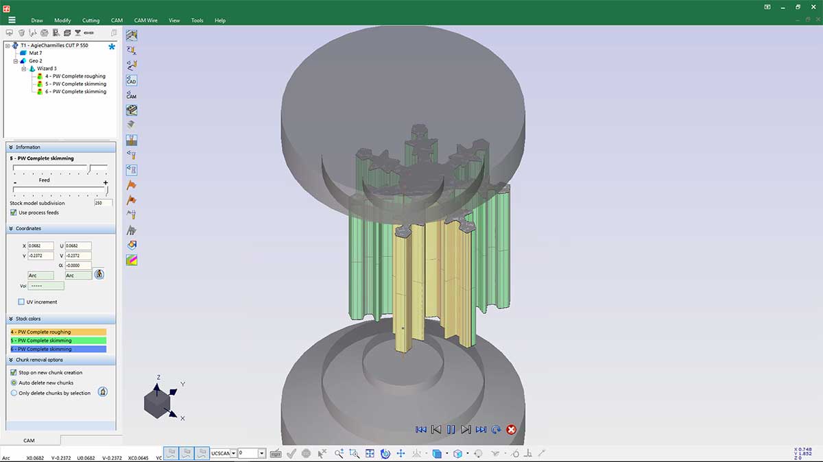 Bearbeitungssimulation mit ACcam.easy