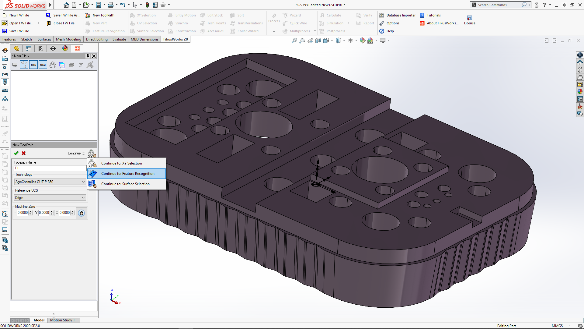 FikusWorks als vollständig in SolidWorks integriertes Add-In verfügbar