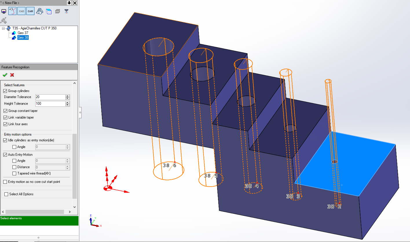 New grouping selection method for cylinders