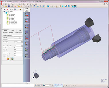 Gestor de mecanizado con material