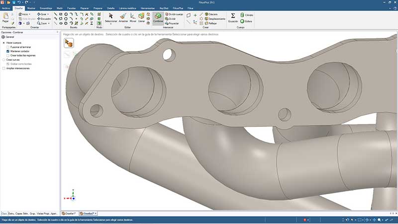 Efficient CAD for design and repair of parts and geometries